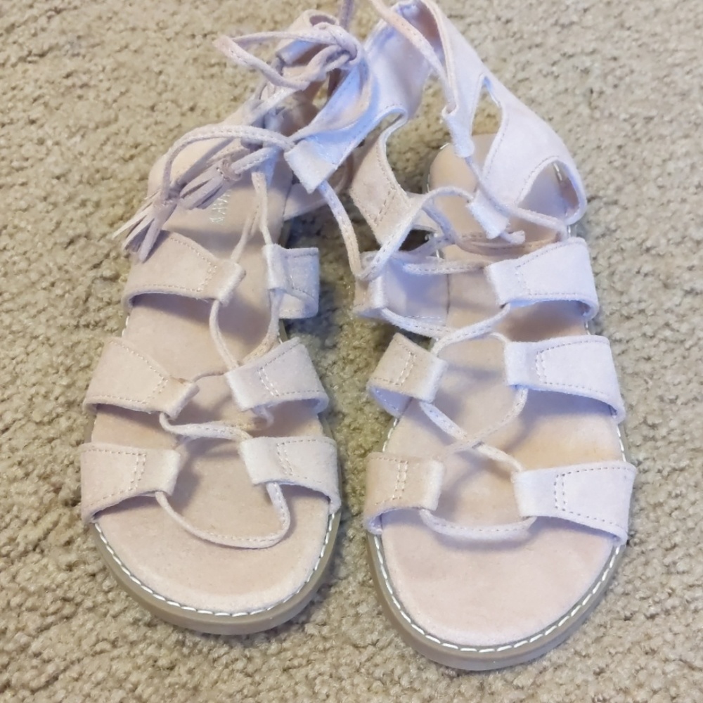 NWOT Old Navy blush gladiator sandles